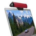 Ggsvusb100rdew Gogroove Usb Laptop Speaker Bar With Portable Design Red Works