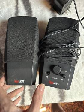 40000299 Gigaware 2.0 Multimedia Speakers Used Model 4000299