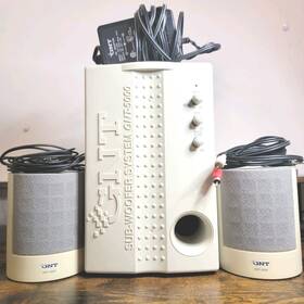 13738 Gnt Vintage 5000 Satellite Subwoofer Sound System With 500p Speakers Korea 90s 13738 Gnt Vintage 5000 Satellite Subwoofer Sound System With 500p Speakers Korea 90s