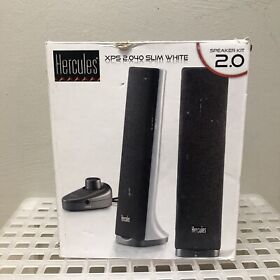 Hercules Xps 2.0 40 Slim Computer Pc Wired Usb Powered Speakers
