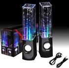 Hinb-dancingspeaker Cak Led Dancing Water Music Fountain Light Speakers For Phones Computer Laptop Black 610393699400