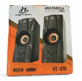 Ht-919 Hotmai Multimedia Speakers 2.0 Inch Drive Unit 3.5mm Jack Usb 2.5w