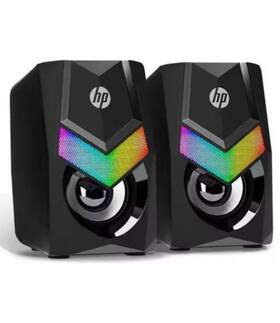 Hp Dhe-6000 Wired Computer Speaker - 2.0 Stereo Sound System Rgb Lighting