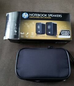 Nn109aa Hp Hewlett Packard Notebook Speakers Black Portable Mini Usb Nn109aa#aba New