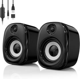 E-1075 Hpswuw Computer Speakers For Desktop Pc Gaming Small