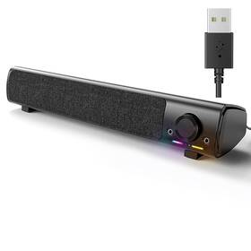 Hpylif H 8030 Computer Speakers Usb Powered 3.5mm Aux Pc Sound 38 6 6cm Black