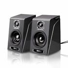 Hrsdzkp6yz General Usb Powered Computer Pc Audio Speakers Desktop Bookshelf Stereo
