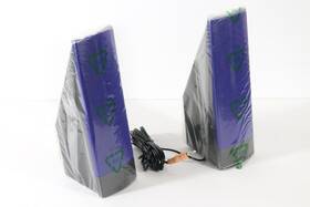 Ibm 22p2306 New Vintage Blue Pc Stereo Speakers Fru For Aptiva Netvista