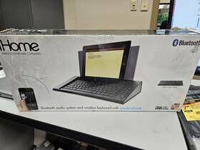 Idm5 Ihome Bluetooth Audio System And Wireless Keyboard With Speakers -