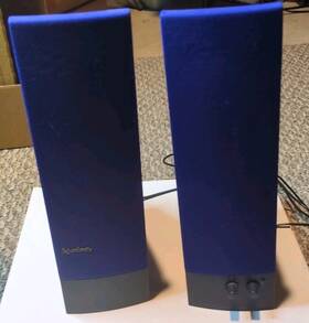A00988 Infinity Desktop Speakers Great Sounding Af