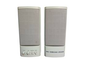 88048 Inland Pro Surround Speakers White - Desktop Computer Pc See Details