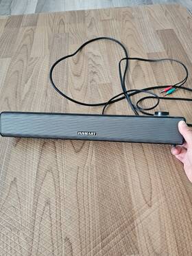 Insmart 744759900364 Computer Speakers Wired Sound Bar Usb Powered And Aux Connection Mini