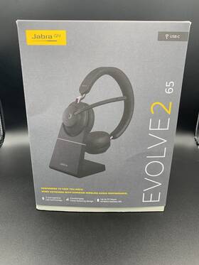 26599-999-889 Jabra New Evolve2 65 Wireless Headset - Charging Stand Teams Certified Usb-c