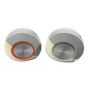 Jbl 050036317962 Pebbles Plug And Play Stereo Computer Speakers Orange/beige Usb
