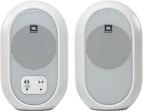 Jbl 2.0 Desktop Reference Monitor Speakers With Bluetooth 2-piece White