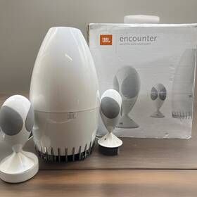 Jbl 500369078738 Encounter 2.1 Multimedia Sound System White 120v/60hz Tested Works Great T