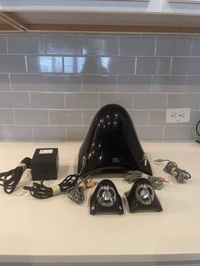 Dwcr2-0428489 Jbl Creature Ii Black Powered Speaker And Subwoofer System See Desc