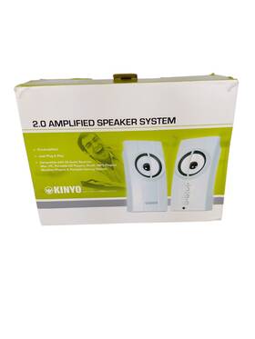 Kinyo Ps-85 2.5 Amplified Speaker System New Open Box