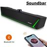 Km-hsb002 Kmouk Wireless Bluetooth Computer Speakers Sound Bar Gaming Soundbar Rgb