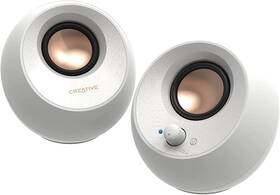 Labs 445045520558 Pebble V3 Minimalistic 2.0 Usb-c Desktop Speakers With Usb Audio Clear Dialog E