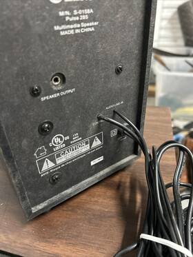 S-0158a Labtec -0158a Black Speaker