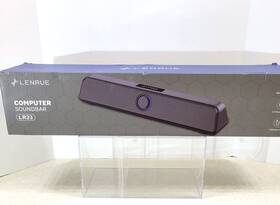 Lr23 Lenrue Computer Soundbar 5wx2 Usb Power Stereo Black New