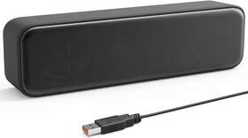 Lielongren 692618606615 Upgraded Usb Computer /laptop Speaker With Stereo Sound And Enhanced Bass Mini