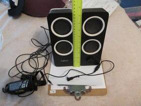 1813gx080668 Logitech Multimedia Speakers With Ac Adaptor Model Z200 Stereo P/n