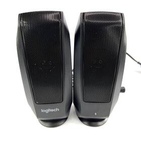 880-000803 Logitech S120 2.0 Stereo Multimedia Desktop Speakers 4.4 Watt 3.5mm Input Tested