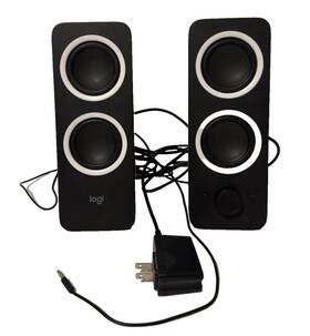 880-800856 Logitech Z200 Stereo Dual Multimedia Speakers Desktop Laptop Pc Volume Control