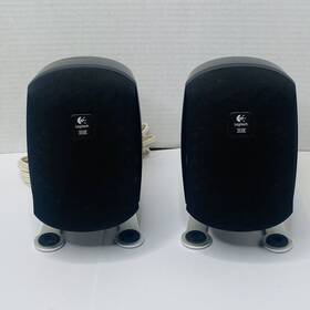 900201-0151a Logitech 2 Thx Pair Certified Speakers Pc Home Theater Vtg