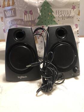 880-000146 Logitech Gx126 Z130 Wired Computer Speakers 10 Volt Pid P/n