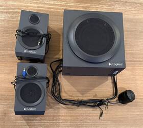 S-00154 Logitech Wired Z333 Multimedia Speaker Set Black