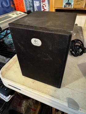 S-0153a1 Logitech R-20 Black Computer Speaker Subwoofer