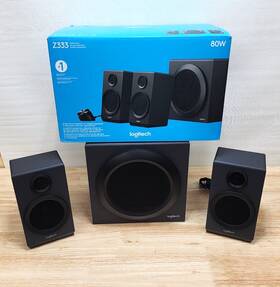 S-00187 Logitech S00187 Z333 2.1 Channel Speaker System With Subwoofer Tested