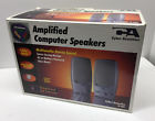M-008 Cyber Acoustics Amplified Computer Stereo Speaker System Powered 646422000176
