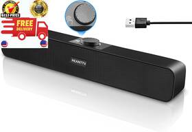 Us-y10 Marboo Computer Pc Speakers Bluetooth Sound Bar Monitor Wired Usb-powered G