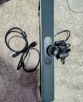 Maxhub Uc-s10 Uc S10 Wired 2.0 Soundbar With Built-in Camera And Microphone Black