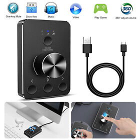 Mini Usb Media Speaker Volume Controller Lossless Audio Adjuster Vol Knob Switch