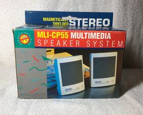 Cp-55 Mli-cp55 Nib Vintage Multimedia Speaker System Computer Speakers New Nos