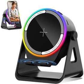 Zj-08 Mrmorale Wireless Induction Speaker Multifunctional Bluetooth Phone Black