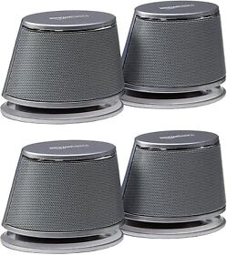 New Open Box Amazon Basics Pair Of 2 Usb Powered Computer Speakers Silver Amx