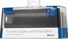 Ns-spbtbrick2-bk Insignia Portable Bluetooth Speaker Black Water Resistant Phone