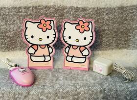 Kt4020 Nxt Hello Kitty Rare Multimedia Flat Computer Speakers With Mouse