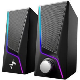 Nylavee 723735409459 Computer Speakers Pc With 6 Lighting Modes Usb Powered Sp