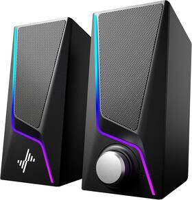 Nylavee 795847257174 Computer Speakers Hifi Sound Quality Pc With 6 Lighting Modes