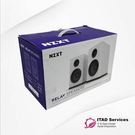 Ap-spkw2-us Nzxt Relay Pc Gaming Desktop Speakers White