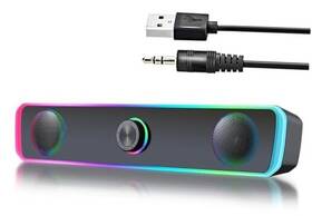 K2853 Ofhadf Pc Speakers Computer For Desktop With Led Dynamic Light Hifi Stereo