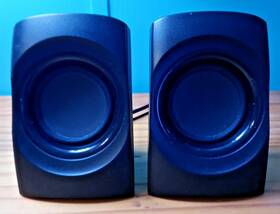18h0009 Onn Pc Black Portable Stereo Speakers Ona With Integrated Volume Control