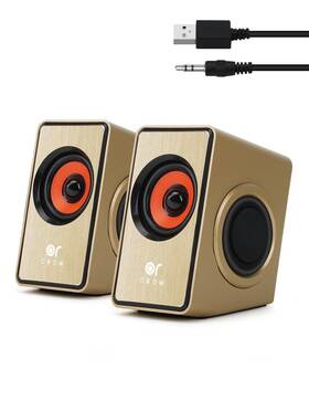 Ororow 711523462168 Orow Computer Speaker 12w Desktop With Volume Control 3.5mm